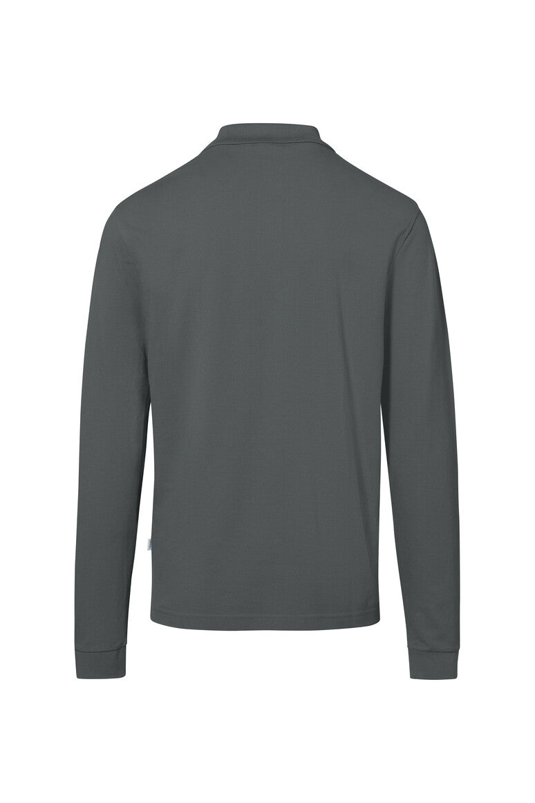 Pocket Longsleeve-Polo Mikralinar ECO anthrazit