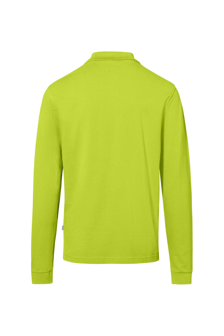 Pocket Longsleeve-Polo Mikralinar ECO kiwi
