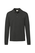 Pocket Longsleeve-Polo Mikralinar ECO karbongrau