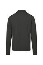 Pocket Longsleeve-Polo Mikralinar ECO karbongrau