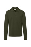 Pocket Longsleeve-Polo Mikralinar ECO olive