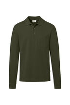 Pocket Longsleeve-Polo Mikralinar ECO olive