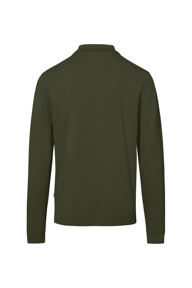 Pocket Longsleeve-Polo Mikralinar ECO olive