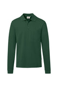 Pocket Longsleeve-Polo Mikralinar ECO tanne