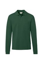 Pocket Longsleeve-Polo Mikralinar ECO tanne