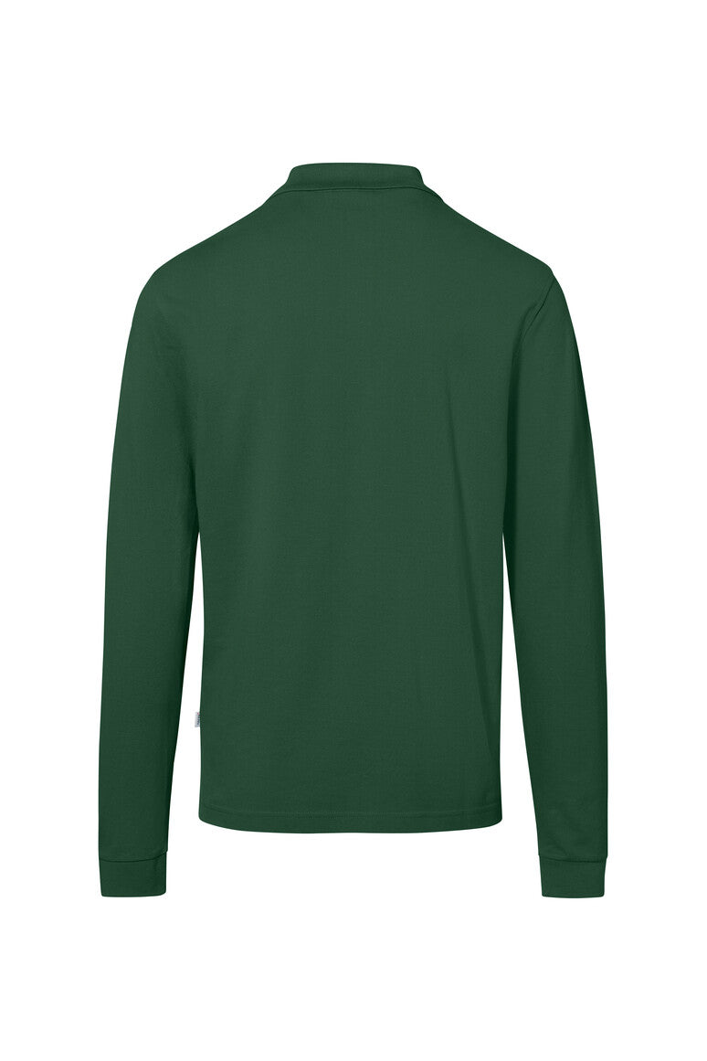 Pocket Longsleeve-Polo Mikralinar ECO tanne