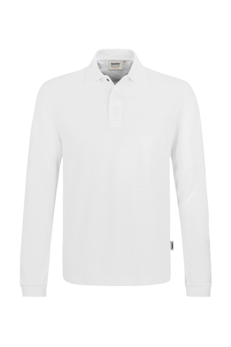 HAKRO Longsleeve-Poloshirt HACCP Mikralinar weiß