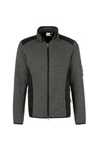 HAKRO Strickfleecejacke Dawson anthrazit meliert
