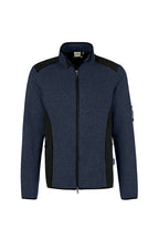 HAKRO Strickfleecejacke Dawson marine meliert