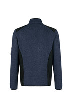 HAKRO Strickfleecejacke Dawson marine meliert