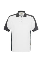 HAKRO Poloshirt Contrast Mikralinar® weiß/anthrazit