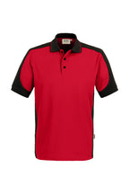 HAKRO Poloshirt Contrast Mikralinar® rot/anthrazit