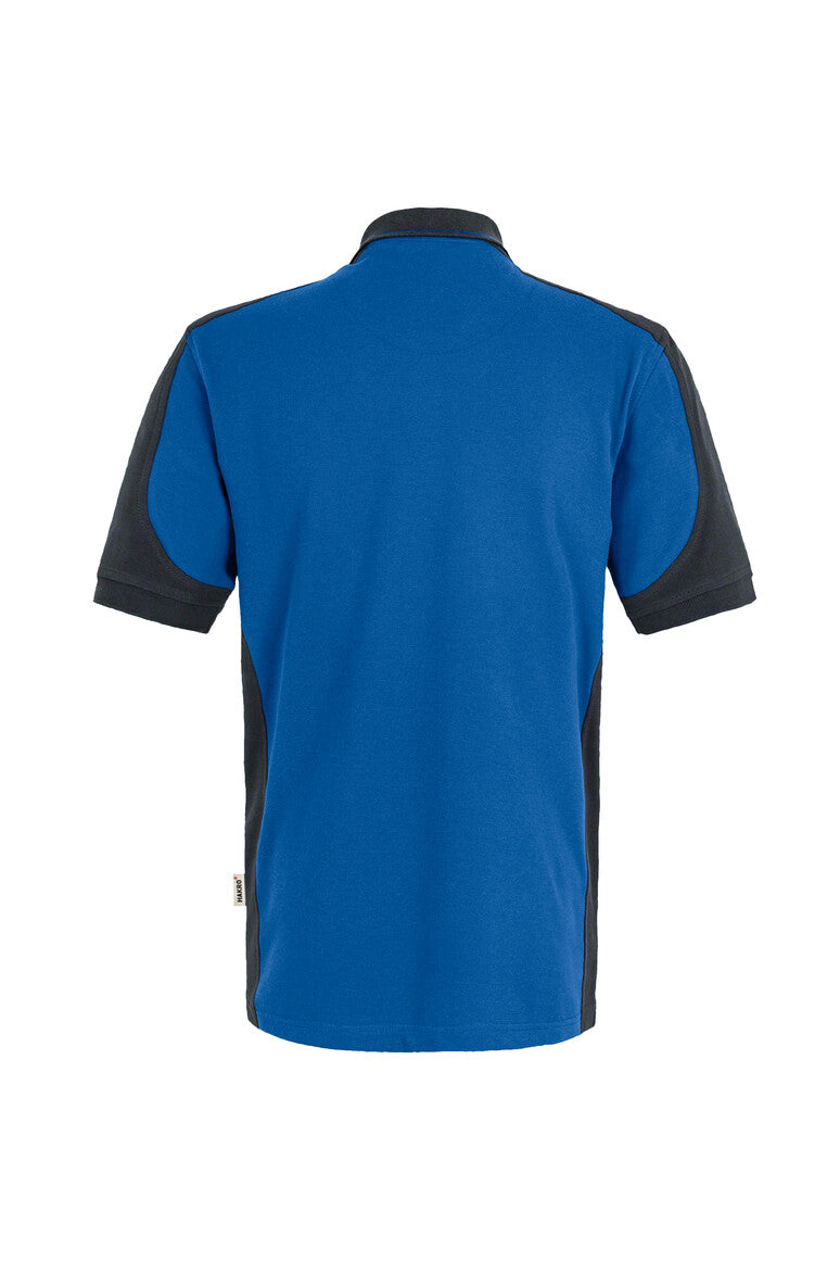 HAKRO Poloshirt Contrast Mikralinar® royalblau/anthrazit