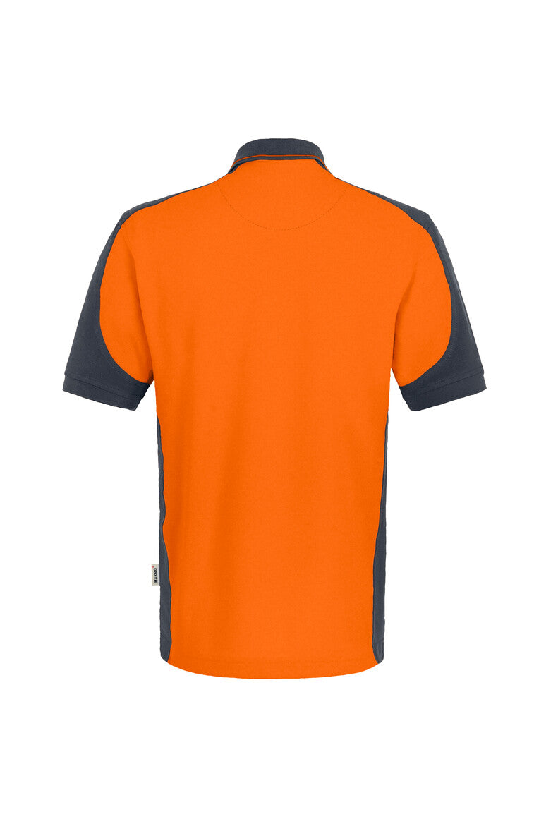 HAKRO Poloshirt Contrast Mikralinar® orange/anthrazit