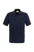 HAKRO Poloshirt Contrast Mikralinar® tinte/anthrazit