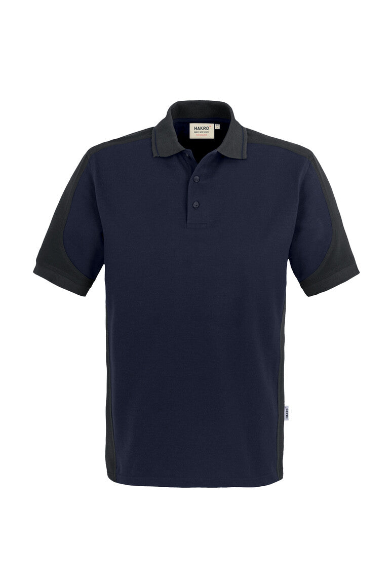 HAKRO Poloshirt Contrast Mikralinar® tinte/anthrazit