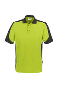 HAKRO Poloshirt Contrast Mikralinar® kiwi/anthrazit