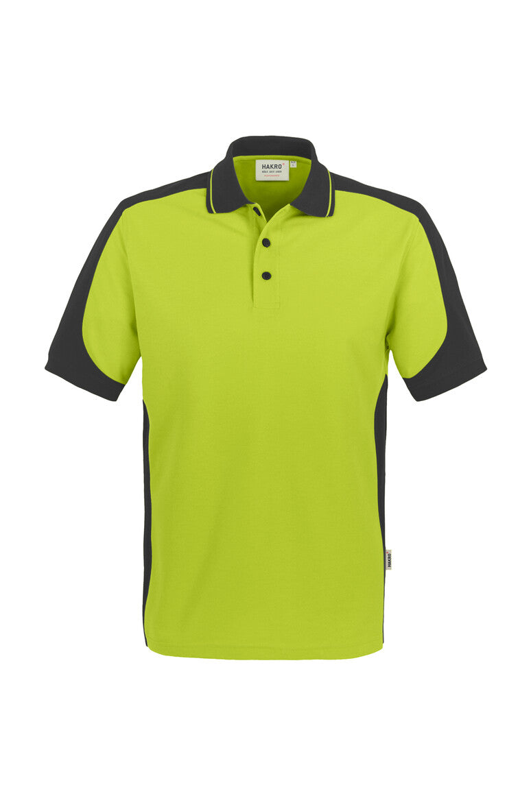 HAKRO Poloshirt Contrast Mikralinar® kiwi/anthrazit