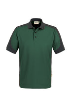 HAKRO Poloshirt Contrast Mikralinar® tanne/anthrazit
