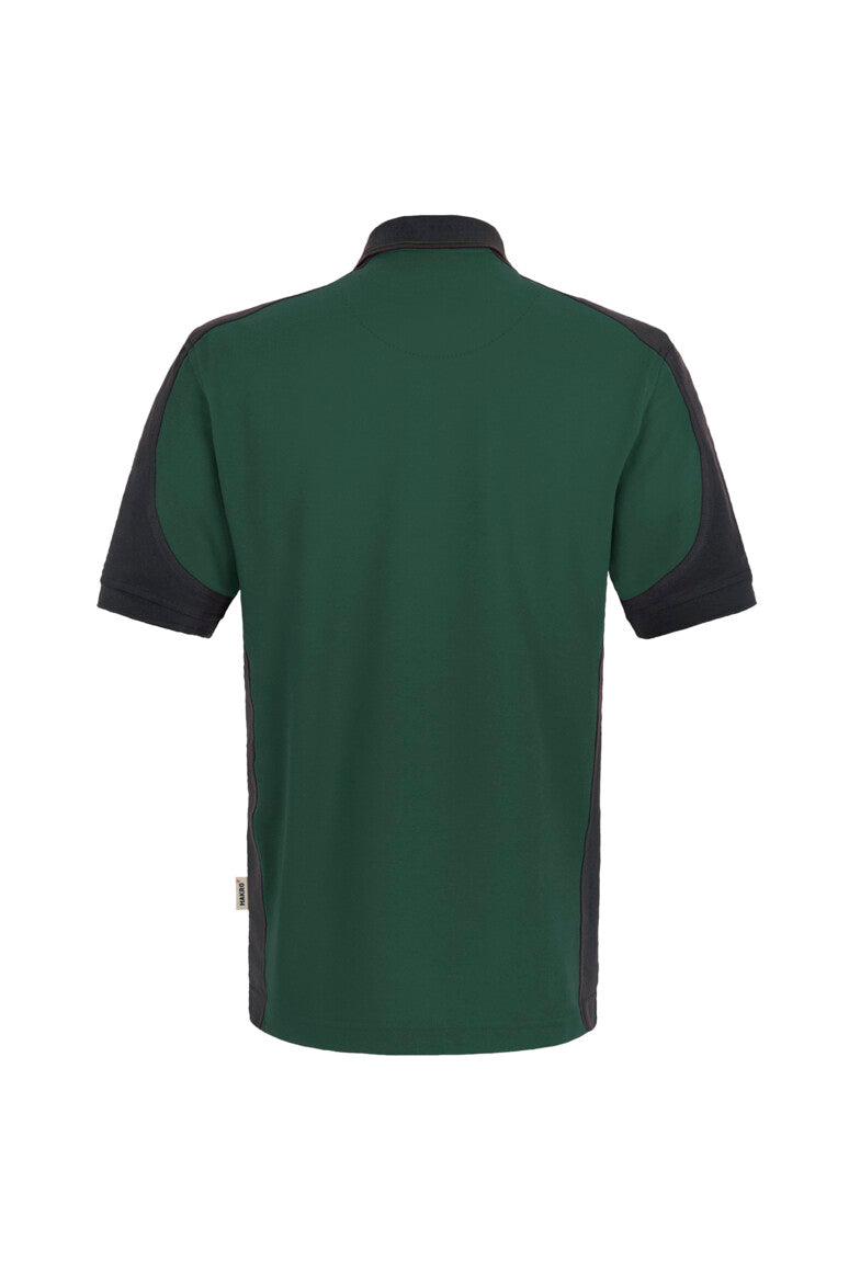 HAKRO Poloshirt Contrast Mikralinar® tanne/anthrazit