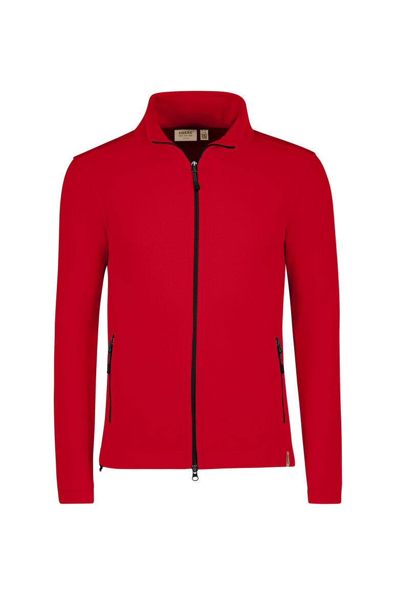 HAKRO Fleecejacke ECO rot