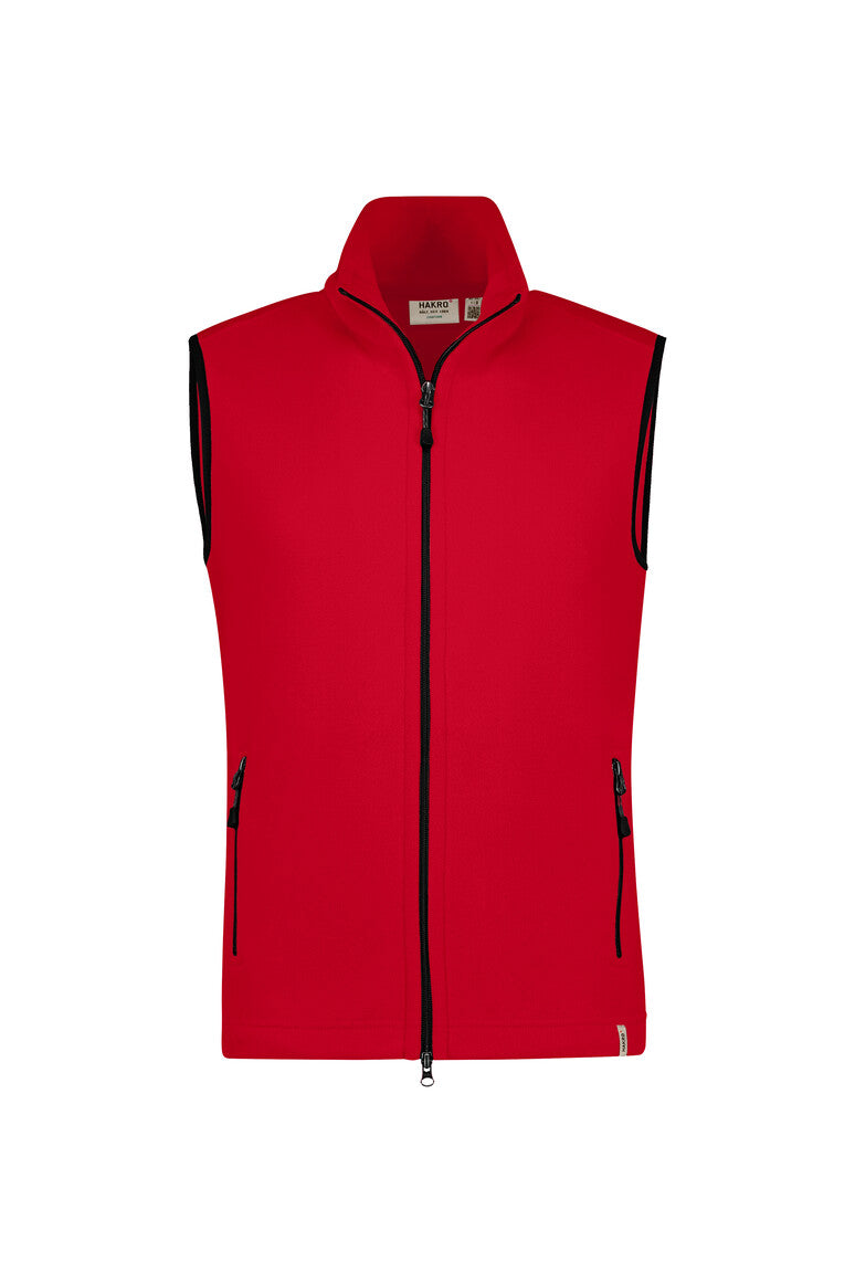 HAKRO Fleeceweste ECO rot