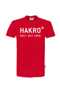 HAKRO T-Shirt Logo rot