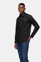 HAKRO Hemd Business Comfort schwarz