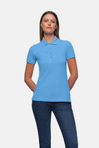 HAKRO Damen Poloshirt Classic malibublau