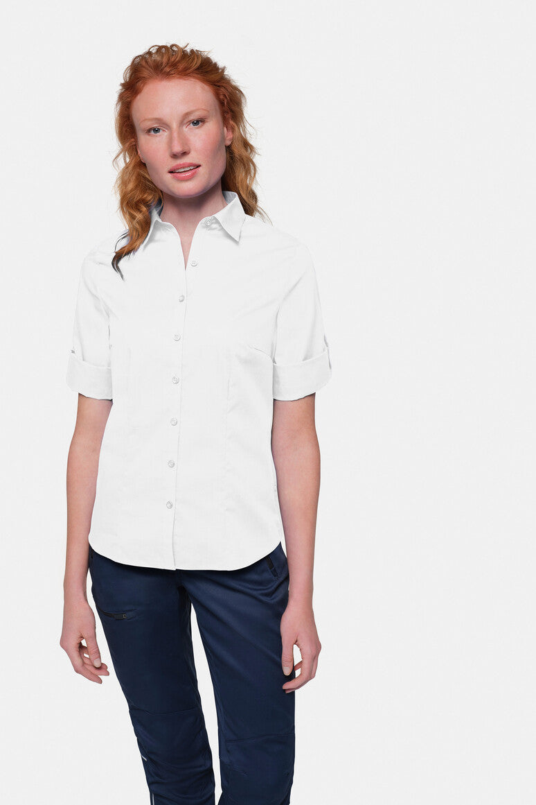 HAKRO 3/4-Arm-Vario Bluse Mikralinar® weiß