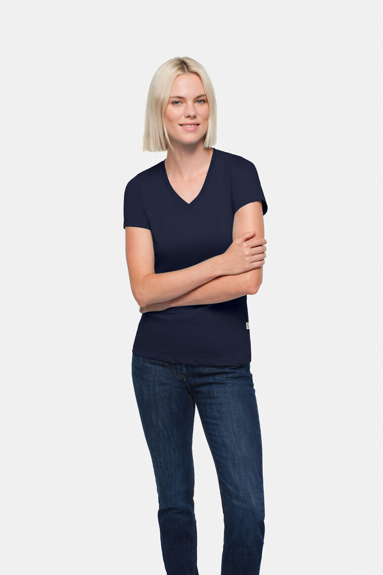 HAKRO Damen V-Shirt Classic tinte