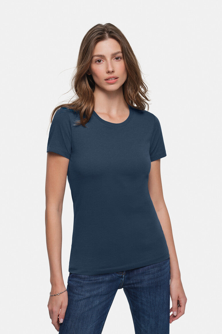 HAKRO Damen T-Shirt Classic marine