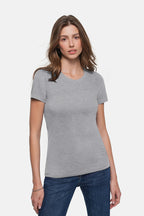 HAKRO Damen T-Shirt Classic grau meliert