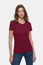 HAKRO Damen T-Shirt Classic weinrot