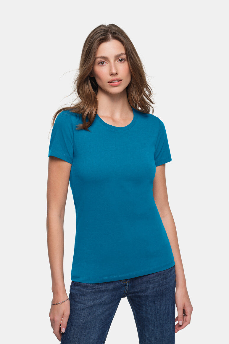 HAKRO Damen T-Shirt Classic petrol