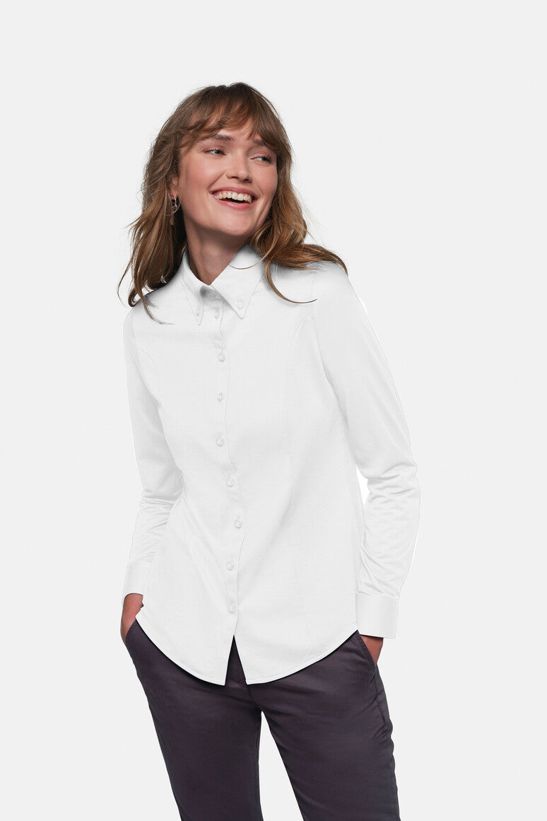 HAKRO Bluse Natural Stretch weiß