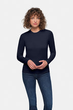 HAKRO Damen Pullover Premium-Baumwolle tinte