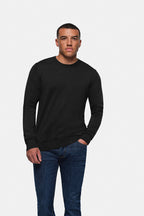 HAKRO Pullover Premium-Baumwolle schwarz
