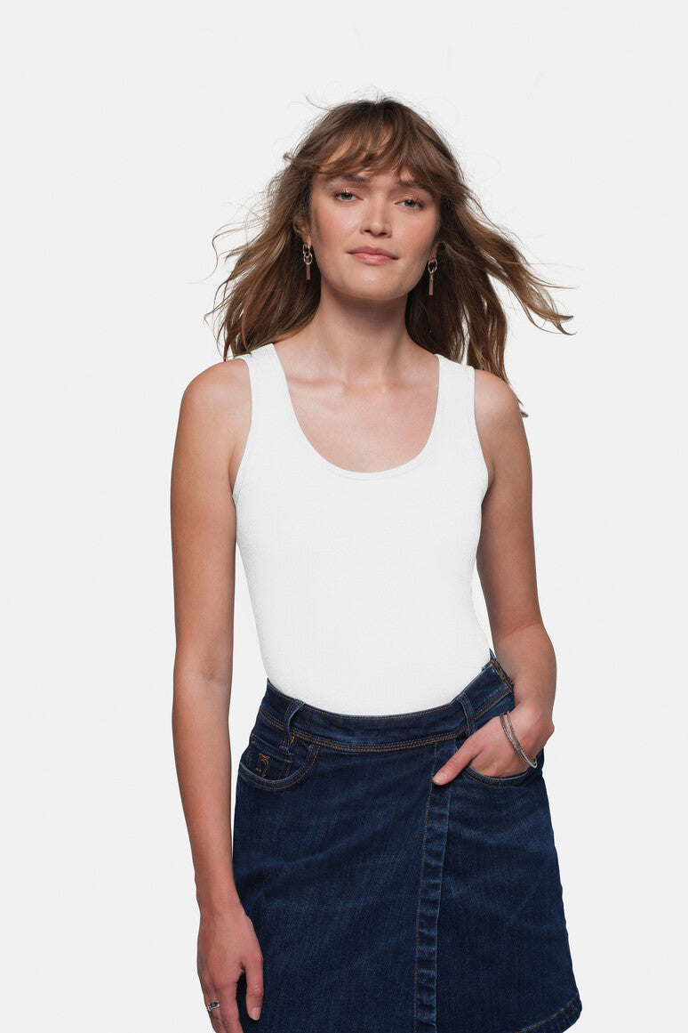 HAKRO Damen Tank-Top Classic weiß