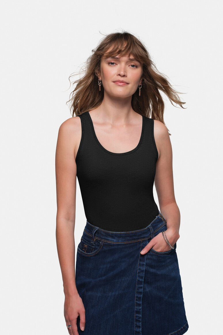 HAKRO Damen Tank-Top Classic schwarz
