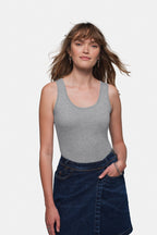 HAKRO Damen Tank-Top Classic grau meliert