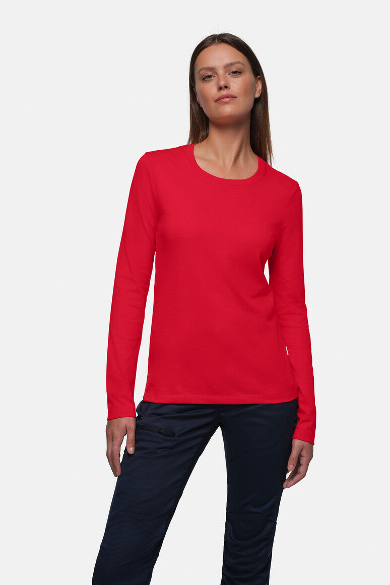 HAKRO Damen Longsleeve Mikralinar® rot