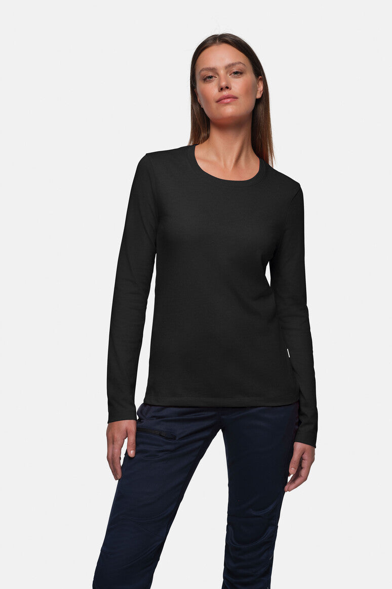 HAKRO Damen Longsleeve Mikralinar® schwarz