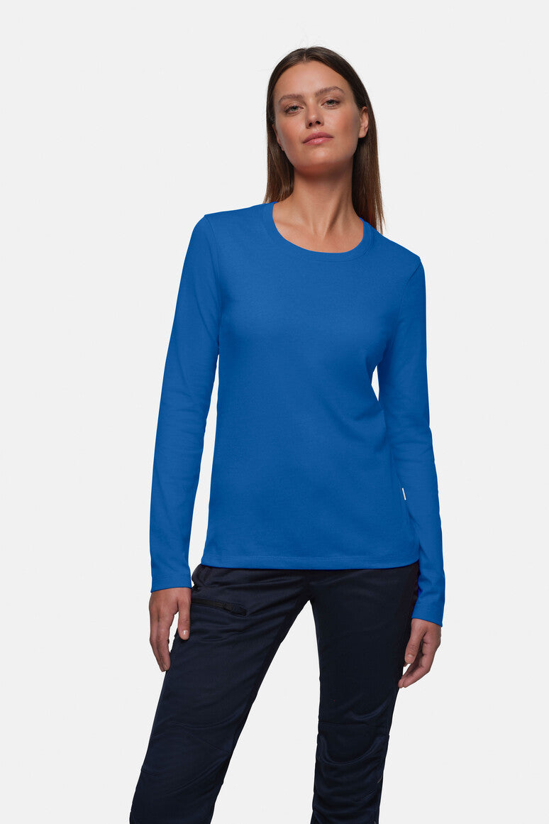 HAKRO Damen Longsleeve Mikralinar® royalblau