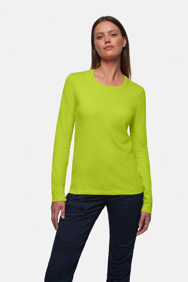 HAKRO Damen Longsleeve Mikralinar® kiwi