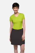 HAKRO Damen V-Shirt COOLMAX® kiwi