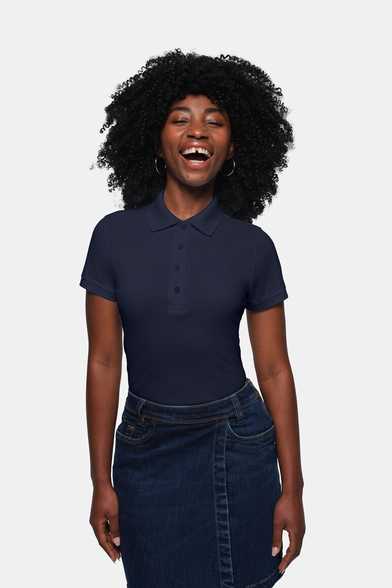 HAKRO Damen Poloshirt Pima-Cotton tinte