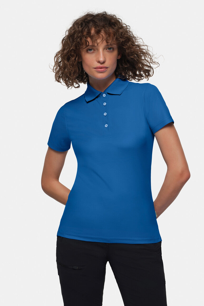 HAKRO Damen Poloshirt COOLMAX® royalblau