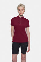 HAKRO Cotton Tec® Damen Poloshirt weinrot