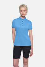 HAKRO Cotton Tec® Damen Poloshirt malibublau